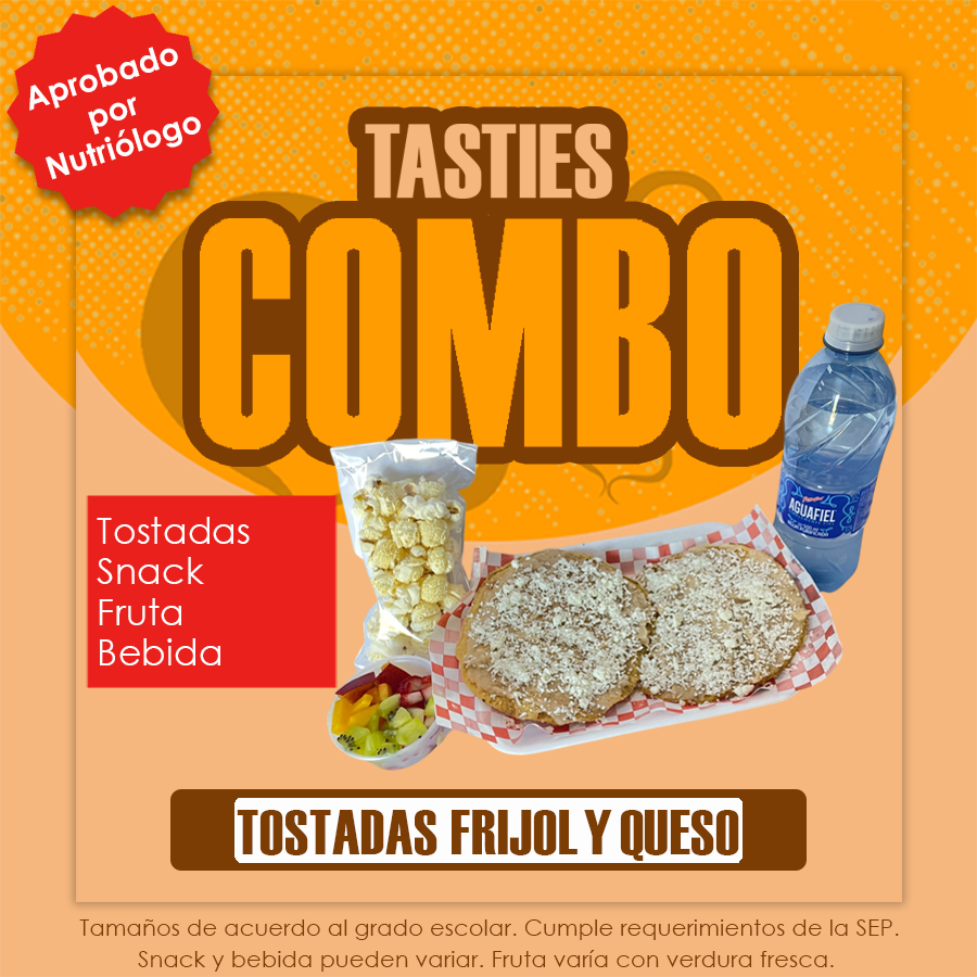 COMBO TOSTADAS DE FRIJOLES