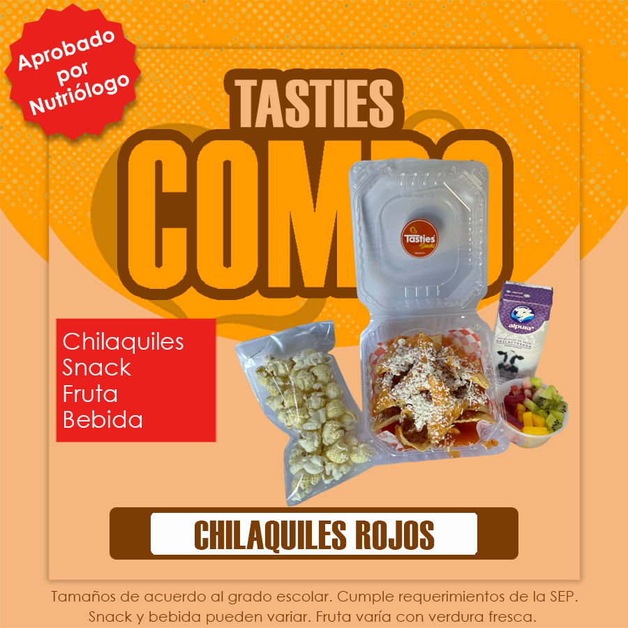 COMBO CHILAQUILES ROJOS